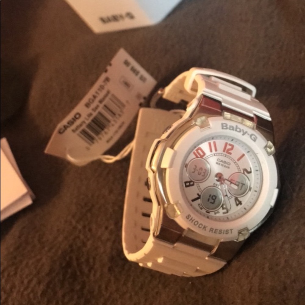 Baby G white watch